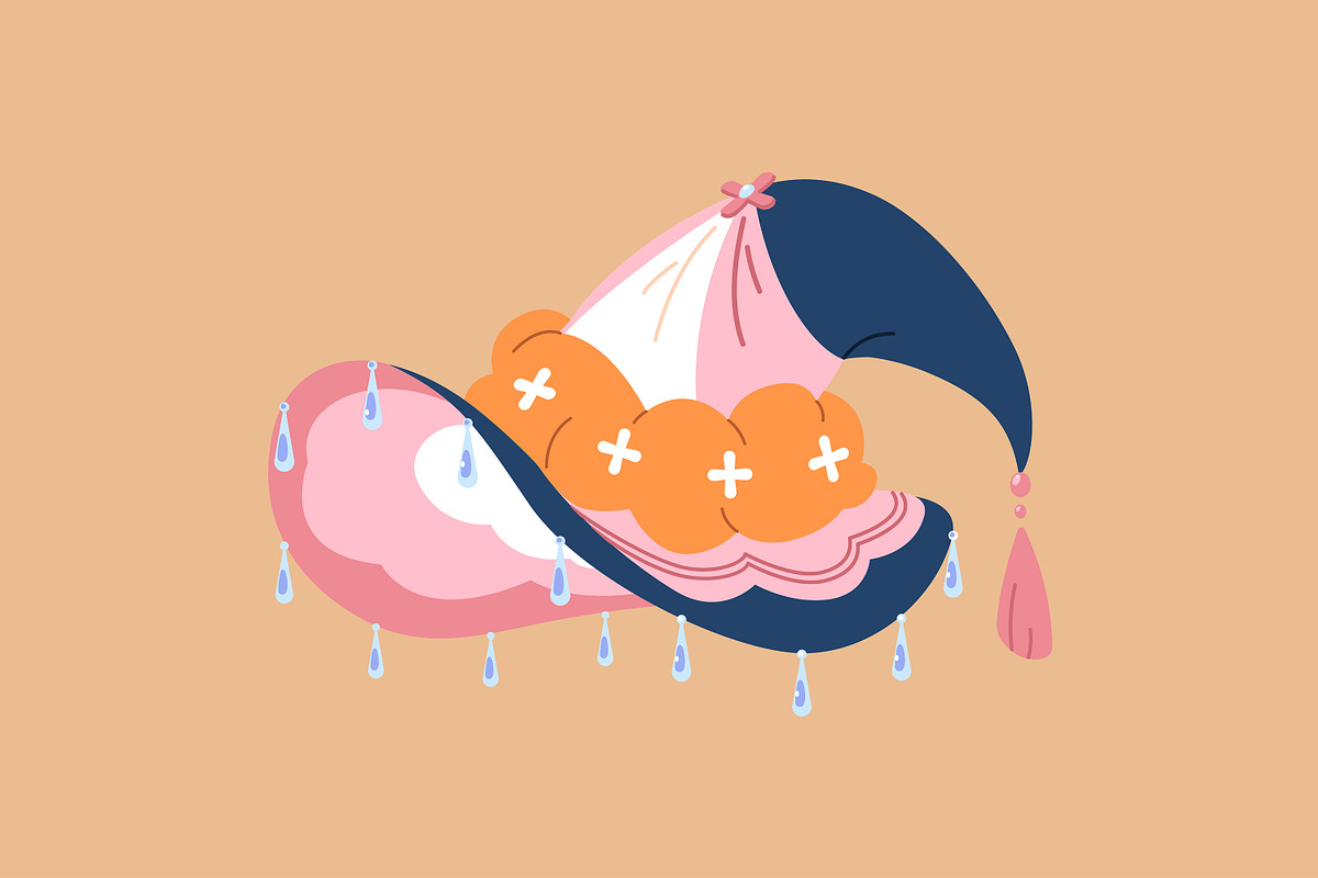 Witch, wizard hats set + patterns, an Object Illustration by PaperTrident (Photo 13 of 20)