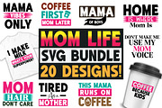 Mom Life SVG Bundle, a Graphic by crative8112 (Thumbnail 1 of 8)