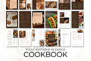 Aesthetic Cookbook Canva Template, a Magazine Template by Digital By Nikoleta (Thumbnail 1 of 9)