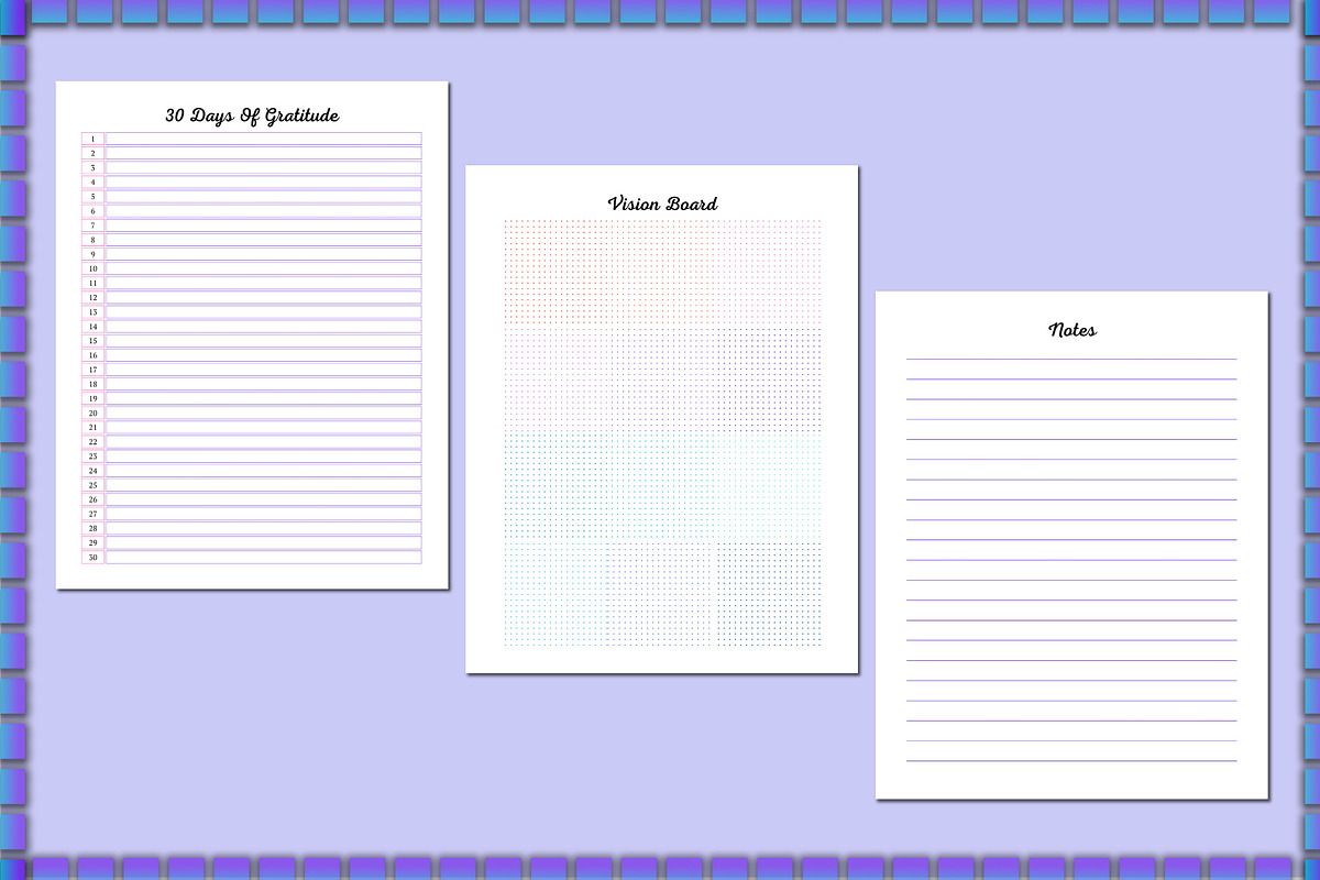 Self Care Planner For Canva KDP, a Stationery Template by Shumaya (Photo 5 of 5)
