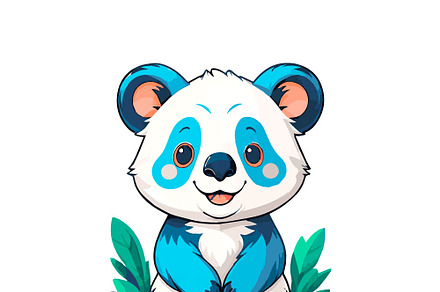 Cute coala bear in lushy leaves