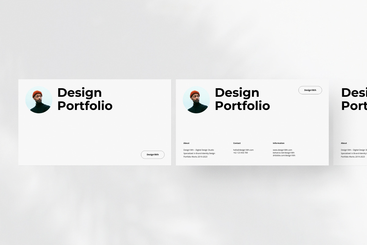 Portfolio Keynote Template, a Presentation Template by Design18th (Photo 2 of 9)