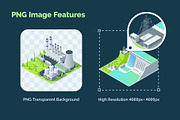 Industrial Energy 3d Isometric View, an Object Graphic by 35lab (Thumbnail 3 of 6)