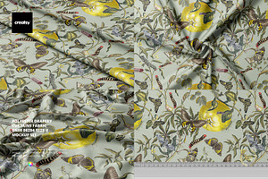 Curtains Fabric BN00 Mockup Set, a Mockup by creatsy5