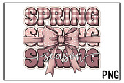 Spring Season Coquette Bow Png, an Illustration by Black Bird Studio (Thumbnail 1 of 3)