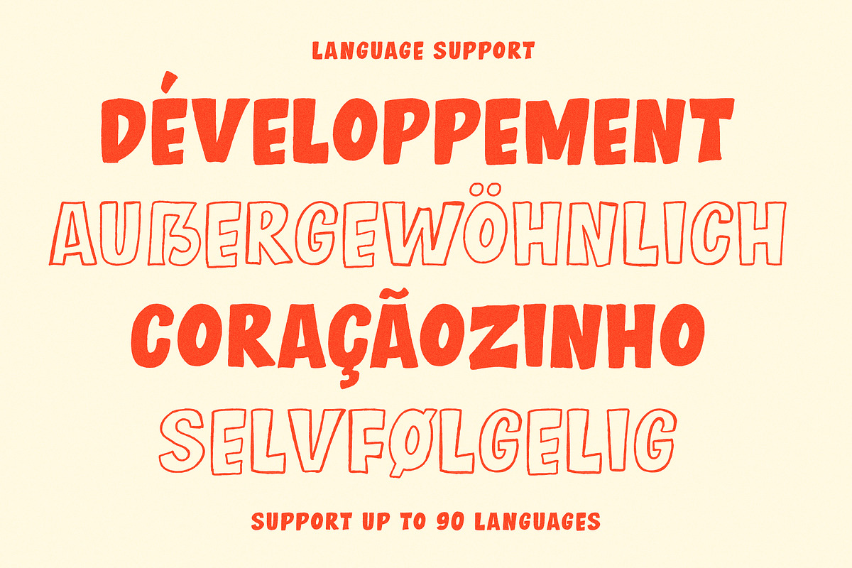Mapsy Boldsy – Ugly Handwritten Font, a Handwritten Font by Mbonster Design Studio (Photo 11 of 15)