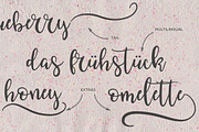 Fur Banhart Script, a Script Font by Creamy Script (Thumbnail 6 of 7)