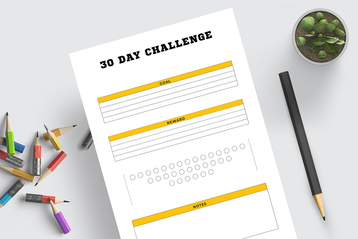 Healthy Lifestyle & Fitness Planner, a Stationery Template by Amit Debnath (Photo 4 of 7)