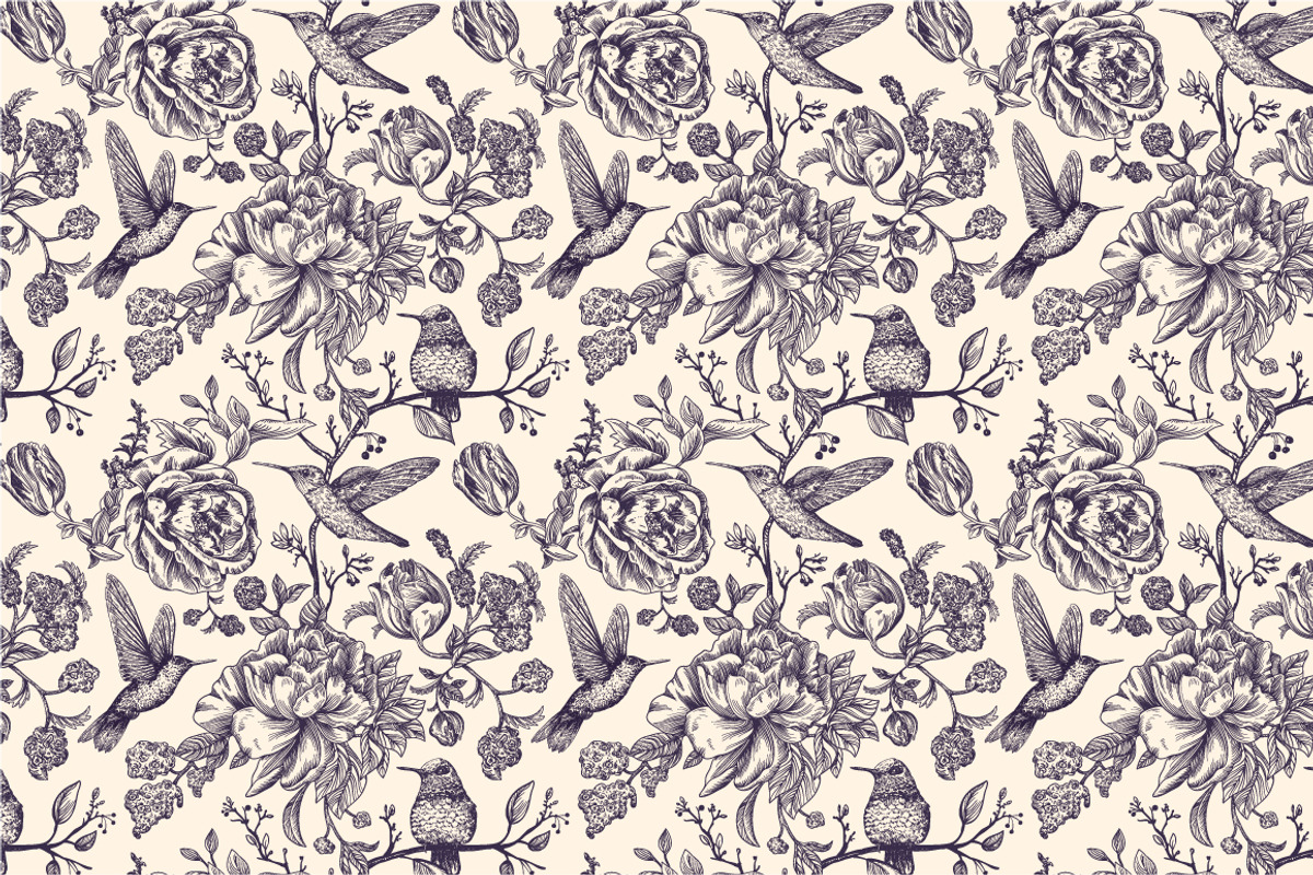 2 Vector Spring Patterns, a Pattern Graphic by Sunny_Lion