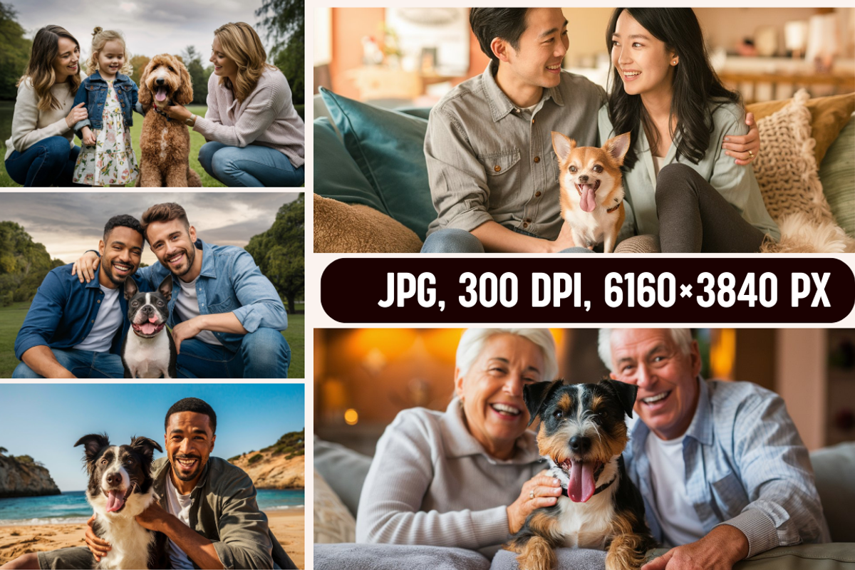 Dogs and Their Human Family Photos, an Animal Photo by PrintHaven Designs (Photo 4 of 7)