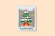 Christmas cards, stickers, labels, a Card Template by land art (Thumbnail 5 of 13)