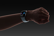24 Watch Series 11 in Hand Mockups, a Wearable Device Mockup by Asylab (Thumbnail 34 of 107)
