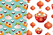 Japanese Food & Culture Patterns, a Food Illustration by InkyQueenArt (Thumbnail 6 of 7)