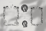 Floral Vintage Ornate Frames, an Object Graphic by Anastasy_helter (Thumbnail 2 of 19)