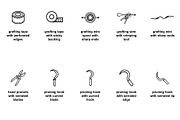 Pruning and grafting tools Icon Set, an Outline Icon by Nurlan's shop (Thumbnail 4 of 6)