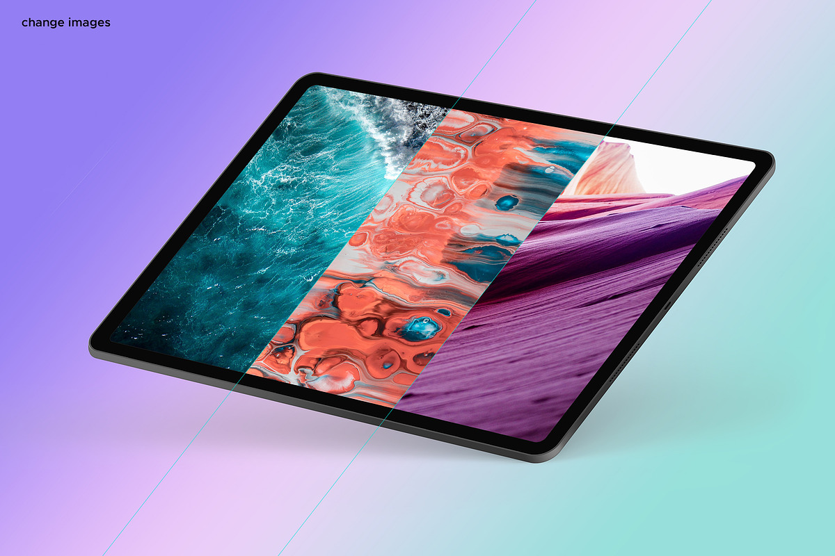 Tablet Dimensions Mockup, a Product Mockup by KL-Webmedia (Photo 2 of 16)