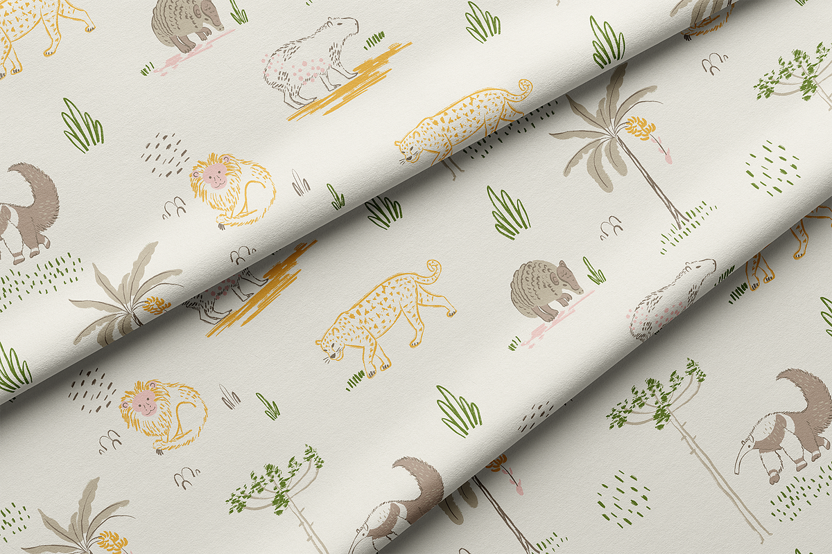 Jungle Animals Seamless Pattern, a Pattern Graphic by Lady Bruniere Design (Photo 8 of 8)