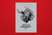 Hand Drawn Buffalo Lion Flyer, a Flyer Template by ashenterprise (Thumbnail 1 of 3)