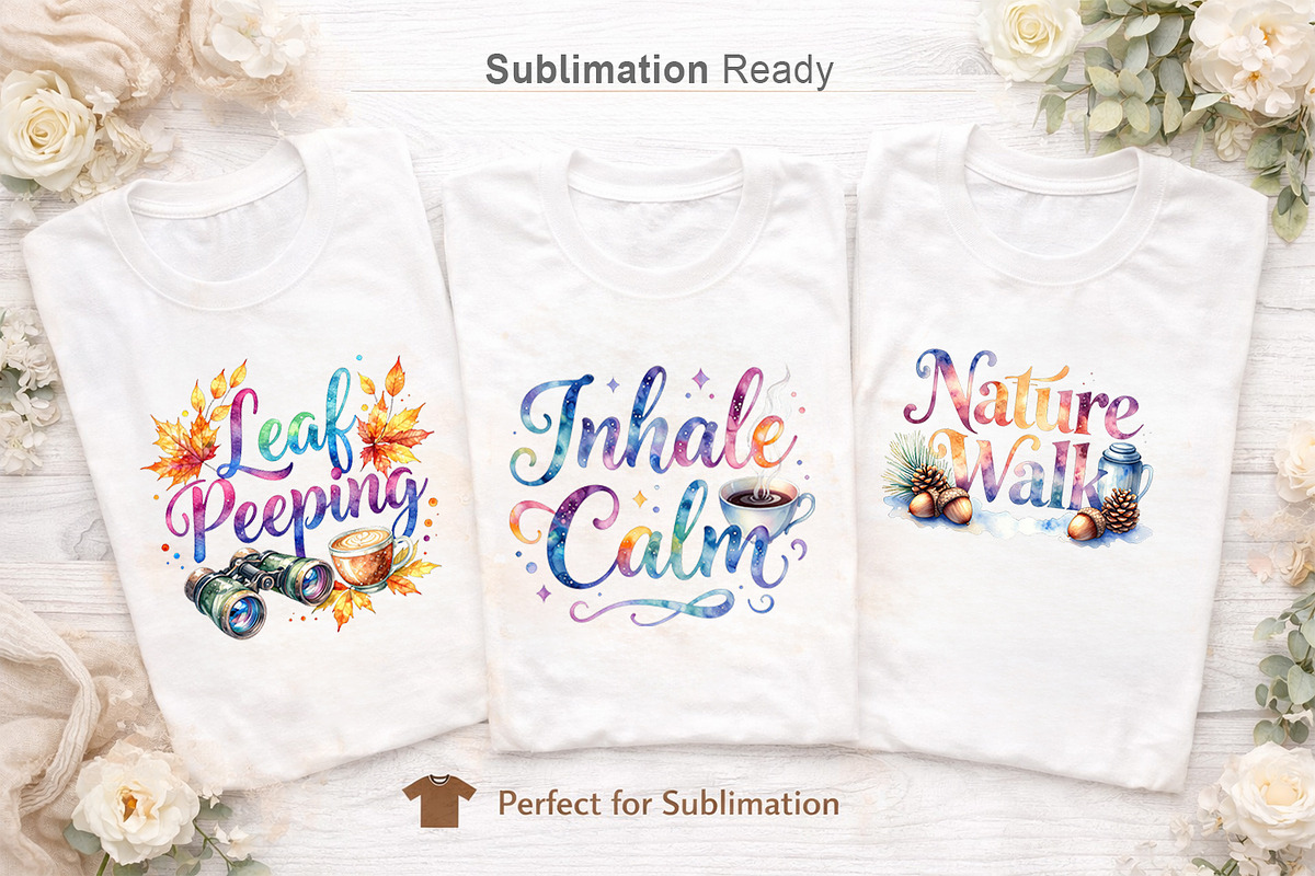 Autumn Coffee & Treats Sublimation, an Illustration by Artnoy (Photo 7 of 8)
