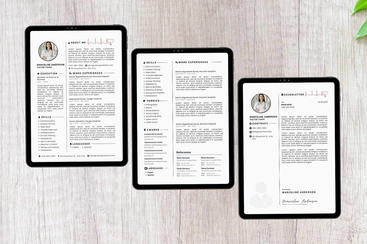 registered nurse resume template, a Resume Template by iloveTemplate (Photo 2 of 2)
