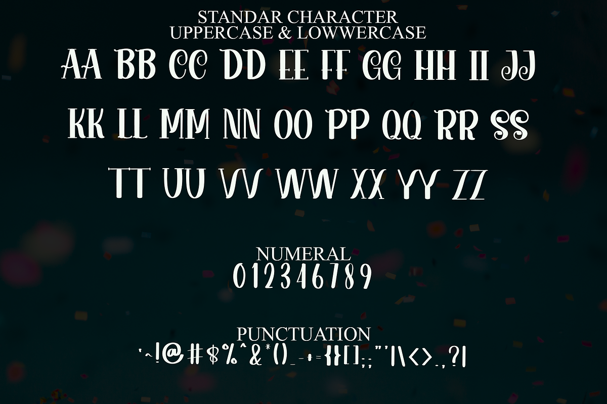 Happy Birthday, a Serif Font by FreshTypeINK (Photo 5 of 8)