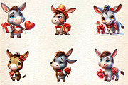 Valentine's Day Funny Donkey Sublima, an Illustration by DreamArtGraphic (Thumbnail 4 of 6)