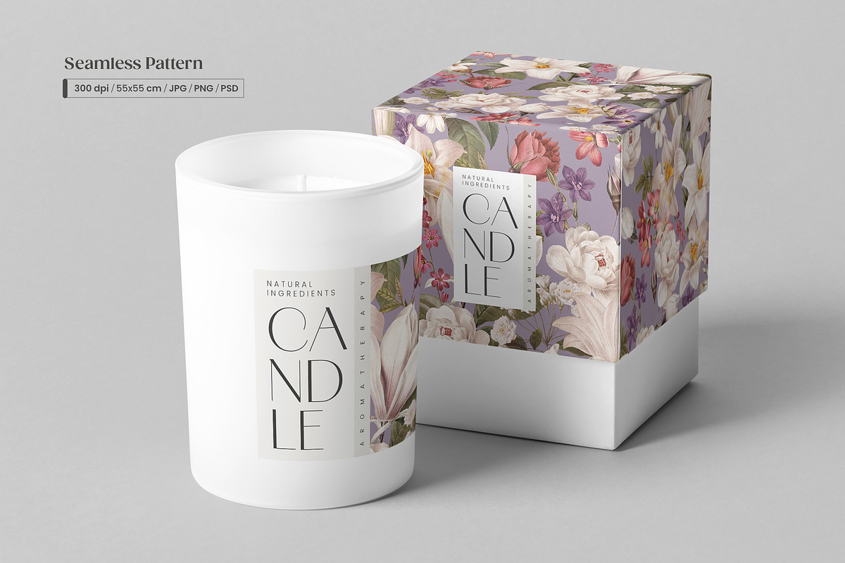Petal Whisper Romantic Pattern, a Pattern Graphic by Yello_illustration (Photo 14 of 16)