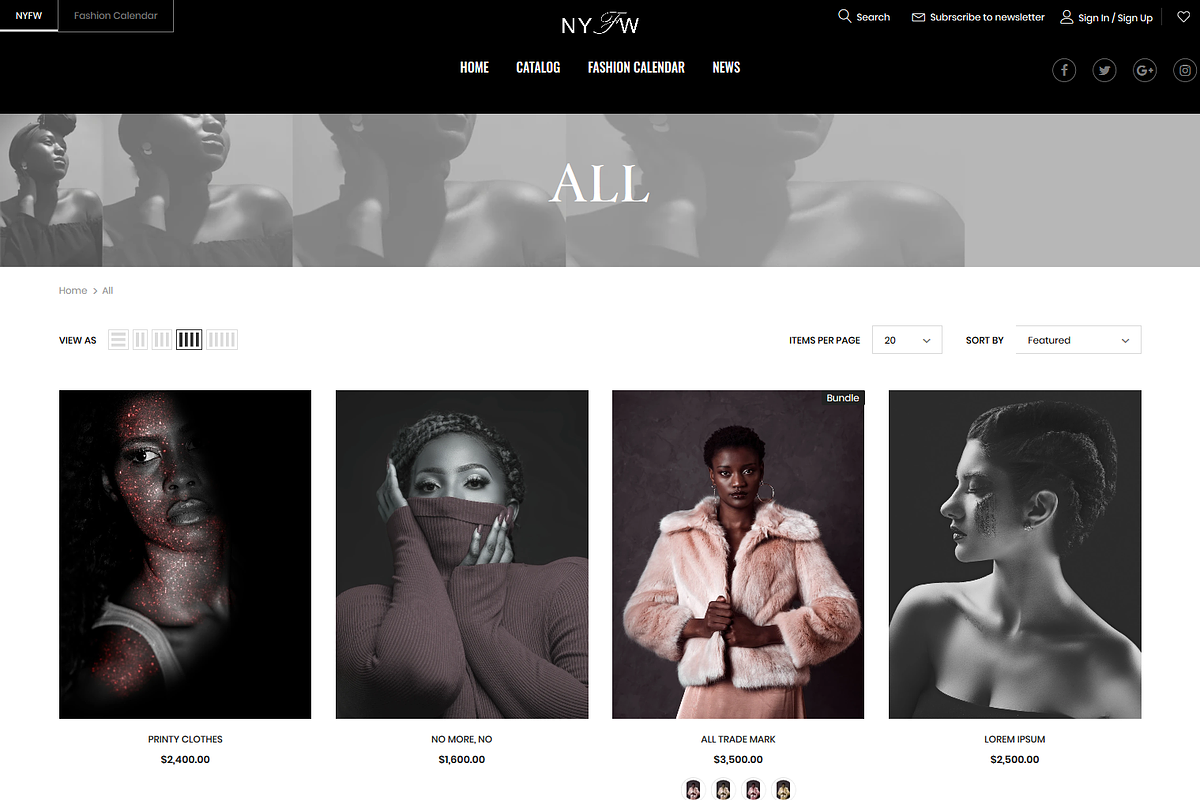 Fashion FWNY - Shopify Theme, a Shopify Template by inSTUDIO43 (Photo 10 of 11)