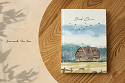 Watercolor Barn & Landscapes, an Object Illustration by Yorda Studio (Thumbnail 8 of 10)