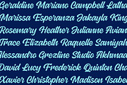 Juliette Collin - Vintage Font Famil, a Script Font by Grezline Studio (Thumbnail 8 of 13)