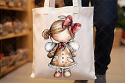 Whimsical Christmas Gingerbread PNG, an Illustration by SinaCreation (Thumbnail 5 of 7)