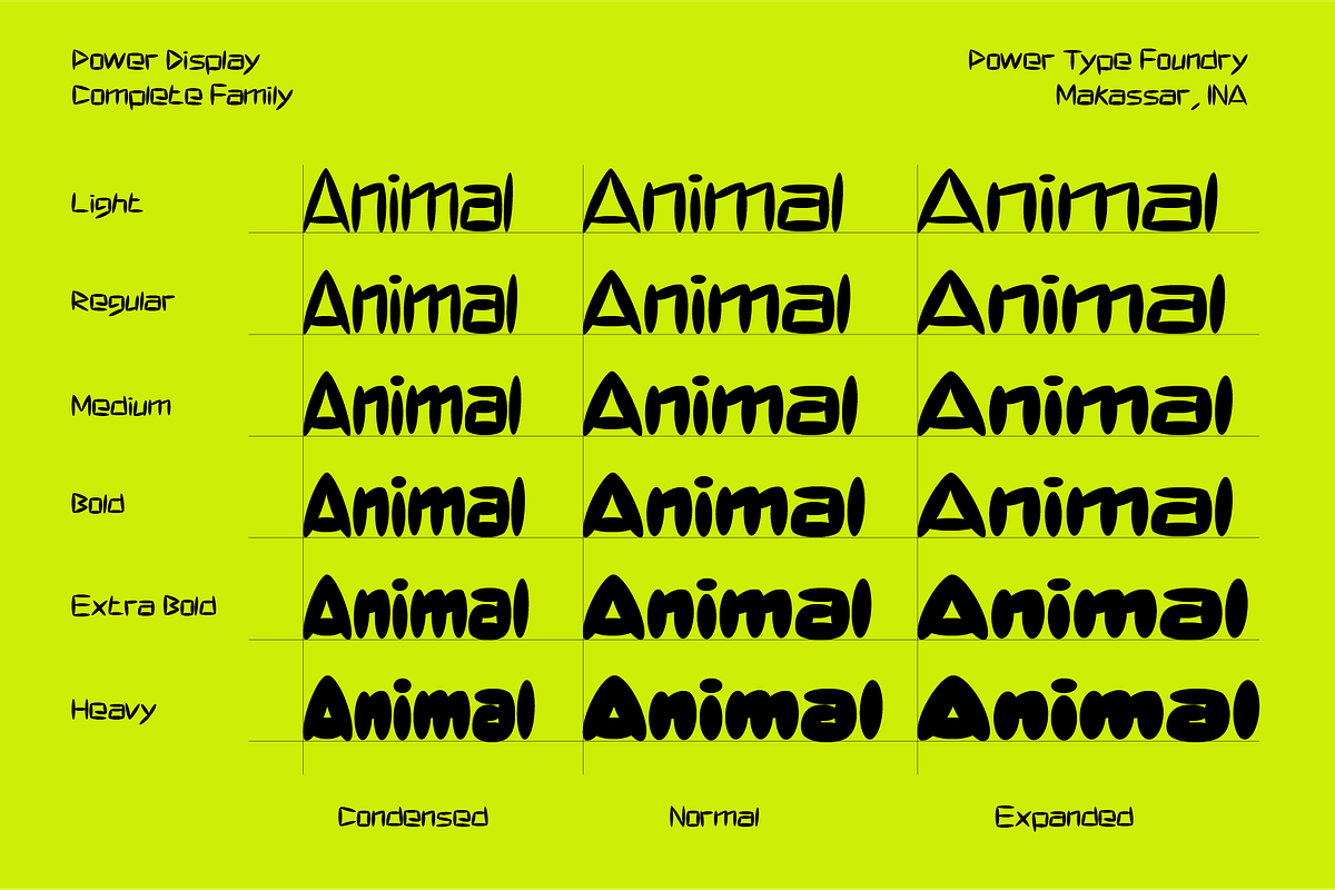 Power Display Font Family, a Font by Power Type™ Foundry (Photo 5 of 10)