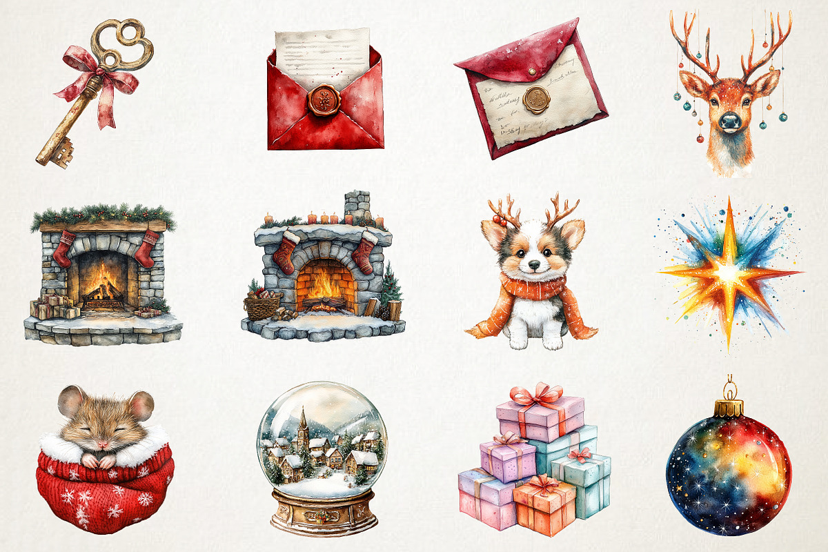 Merry Magic Whimsical Christmas PNG, an Illustration by RobertsArt (Photo 6 of 7)