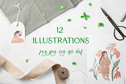 Vector Geisha Art, a Person Illustration by Lucyinyourheart (Thumbnail 1 of 6)