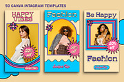 Canva Instagram Fashion Templates, a Social Media Template by Vectorheroes (Thumbnail 8 of 11)