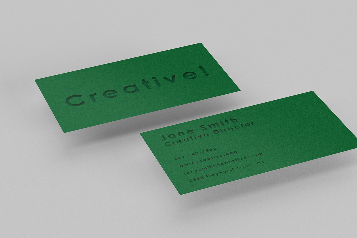 Engraved Business Card Bundle, a Business Card Template by GaiaaDesigns (Photo 6 of 6)