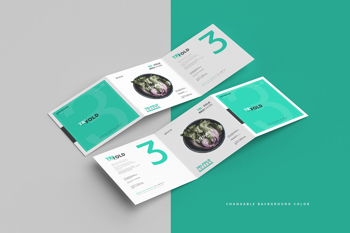 Square Brochur Mockups - Three Fold, a Print Template by pmvch (Photo 10 of 11)
