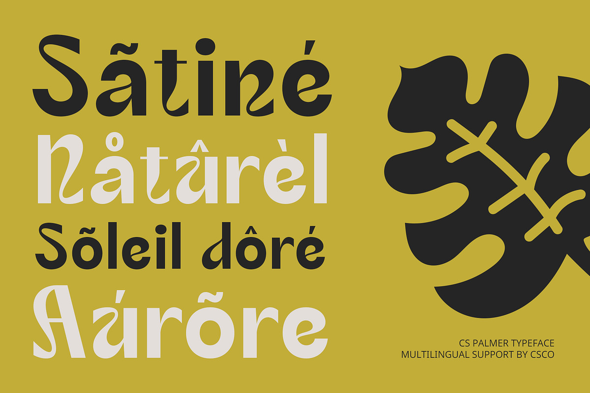 CS Palmer – Art Nouveau Font, a Sans Serif Font by Craft Supply Co. (Photo 4 of 8)