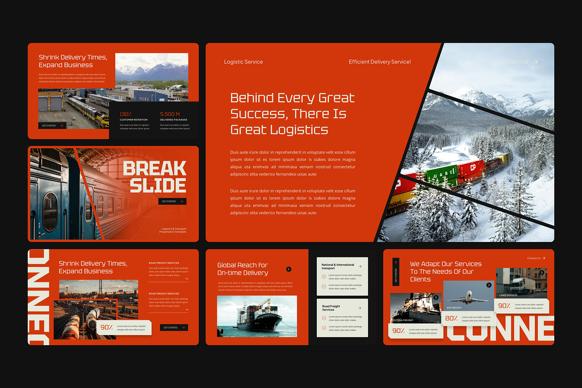 Logistic Keynote, a Presentation Template by YossyOneStd (Photo 6 of 7)