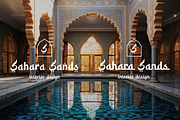 Sahara Scrolls - Arabic Typeface, a Script Font by HipFonts (Thumbnail 9 of 11)