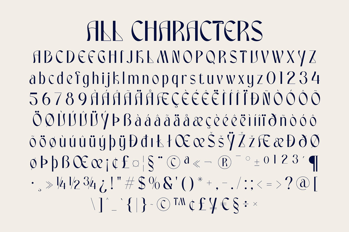 CS Fiore – Art Nouveau Font, a Sans Serif Font by Craft Supply Co. (Photo 8 of 8)