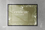 Green Floral Certificate, a Stationery Template by Neermana (Thumbnail 1 of 4)