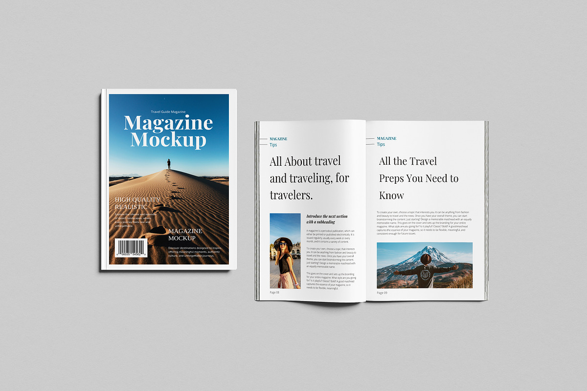 Magazine Mockup, a Books & Magazine Mockup by AnasStudio (Photo 4 of 7)
