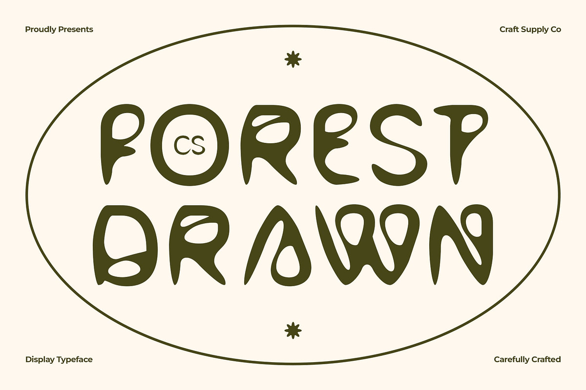 CS Forest Drawn, a Sans Serif Font by Craft Supply Co. (Photo 1 of 8)