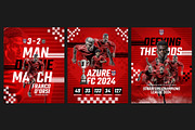 Football Club Instagram Templates, a Social Media Template by Bornx Design (Thumbnail 5 of 7)