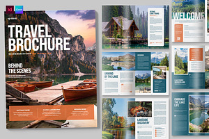 Travel Brochure Template, a Brochure Template by BrandPacks