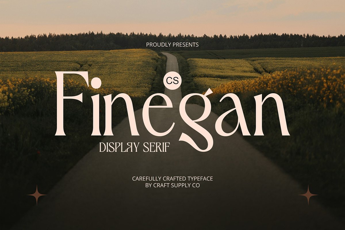 CS Finegan – Elegant Font, a Serif Font by Craft Supply Co. (Photo 1 of 8)