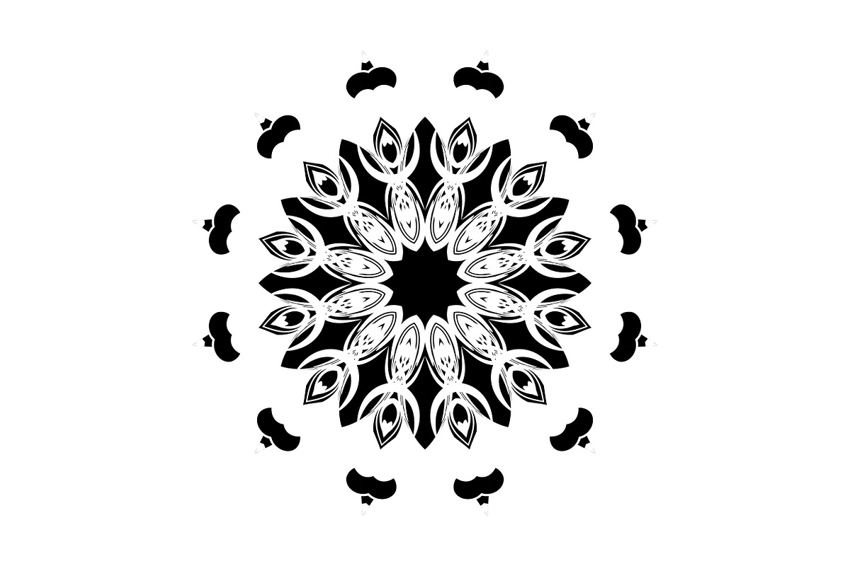 Elegant Mandala Line Art Collection, a Decorative Illustration by NJ Himel (Photo 77 of 101)