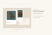 Funny Dinosaur Clip Art, Set of 20, an Animal Illustration by LanternkinStudio (Thumbnail 2 of 13)