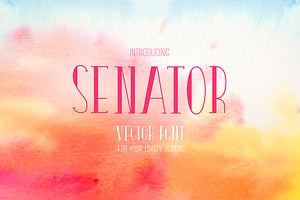 Senator - Vector Font